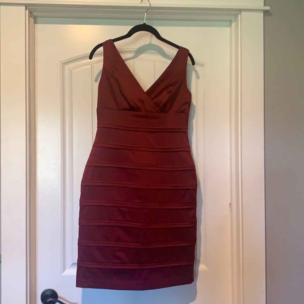 Deep Red Dress